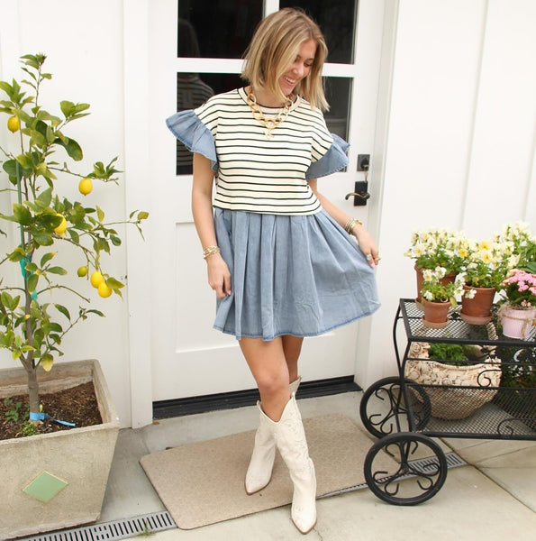 The Baby Doll Denim Dress